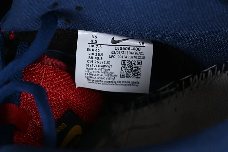 All categories Nk SB Dunk series Nk SB Dunk Low low-top skate shoes K version Nk SB Dunk Low "Barcelona" Barcelona dress color Dunk series retro low-top skate shoes DJ0606-400